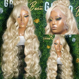 Luvin Brazilian 30 Inch 613 Honey Blonde Color 13x6 Lace Front Wigs Body Wave Hd 13x4 Lace Frontal Human Hair Wigs For Women