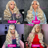 Luvin Brazilian 30 Inch 613 Honey Blonde Color 13x6 Lace Front Wigs Body Wave Hd 13x4 Lace Frontal Human Hair Wigs For Women
